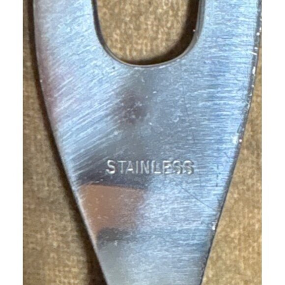 1847 Rogers Bros Carving Knife & Fork Set Hold Edge Original Box Stainless Vtg - Picture 5 of 15